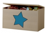 Box truhlica na hračky hviezda modrá