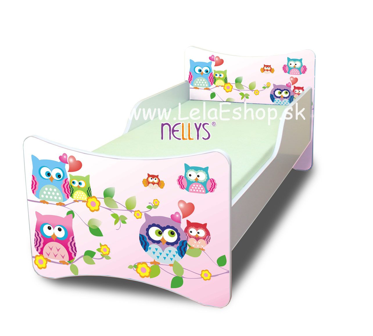Detská posteľ Nellys sovičky