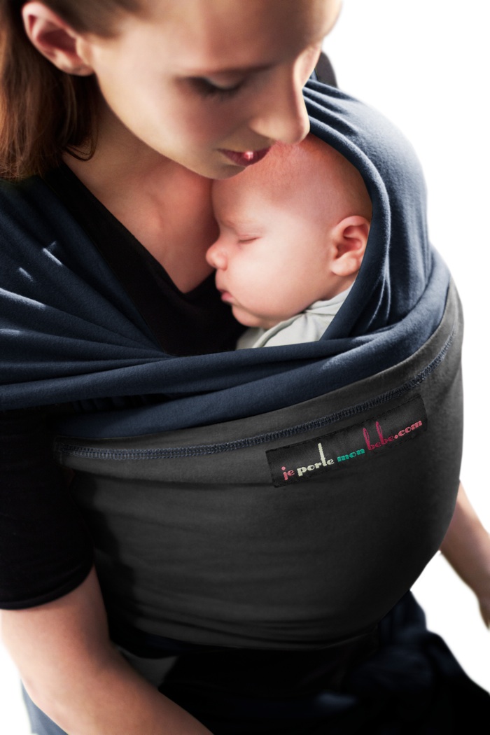 Baby šatka Je Porte Mon Bébé Midnight blue/Black