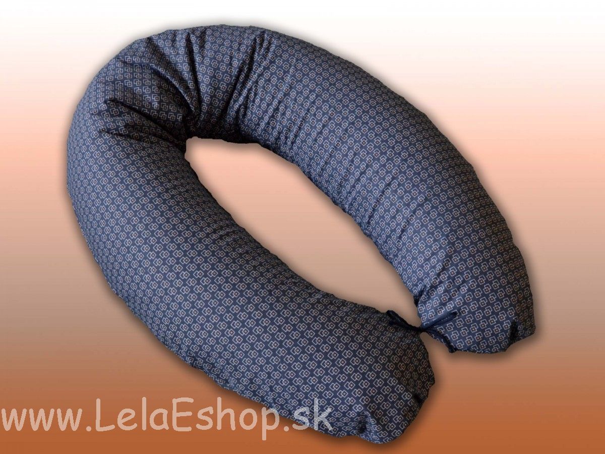 Vankúš na kojenie VARIO 210cm tmavomodrý