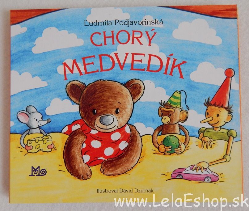 Detská knižka Chorý medvedík 