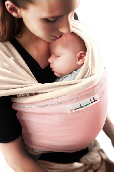 Baby šatka Je Porte Mon Bébé Cream/Light pink