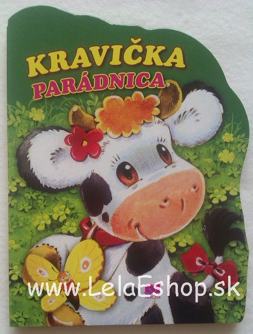 Detská knižka Leporelo Kravička parádnica 