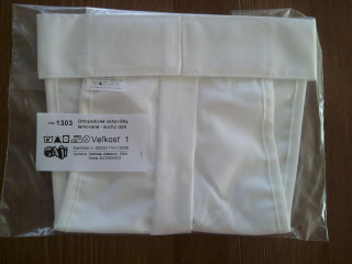 Poštolky / ortopedické nohavičky - veľ.1, biele