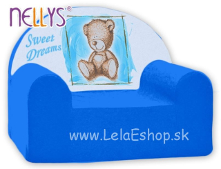 Detské kresielko Sweet Dreams by TEDDY modré