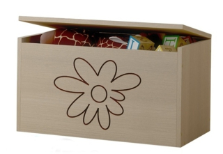 Box truhlica na hračky kvetinka